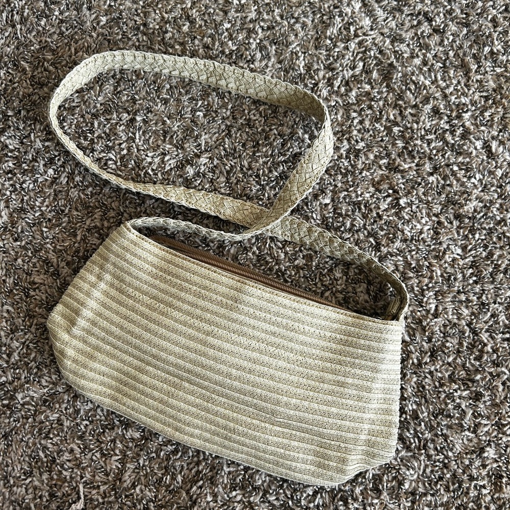 Liz Claiborne Beige Crossbody Bag